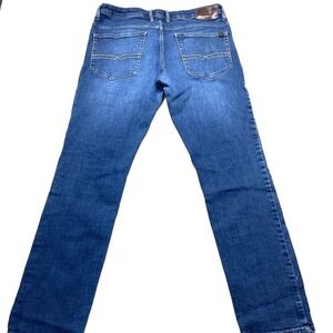 Buffalo David Bitton Jackson Straight Stretch Jeans Mens 34x32 Blue Mid-Rise